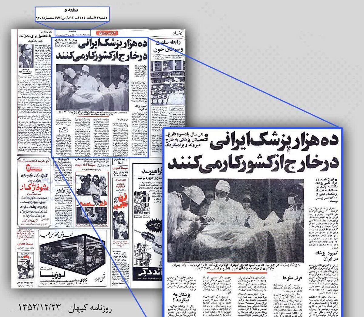 از واردات پزشک دوران پهلوی تا پزشکان جهادی کنونی