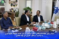 دیدار رئیس جهاددانشگاهی بوشهر با رئیس جدید دانشگاه خلیج فارس به مناسبت سالگرد تأسیس جهاددانشگاهی