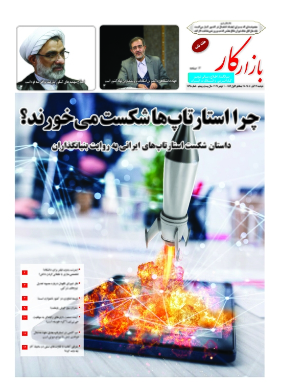 هفته نامه شماره 1434 نشریه بازارکار