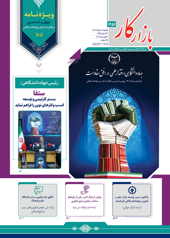 هفته نامه شماره 1456 نشریه بازارکار