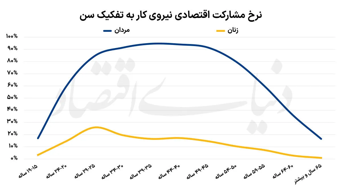 نیروی کار نرخ مشارکت
