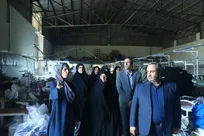 بازدید مشاور امور بانوان کمیته امداد از طرح‌های اشتغال بانوان سرپرست خانوار در استان البرز