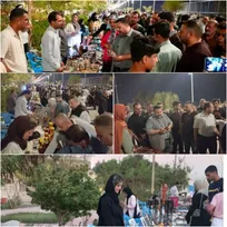 پنجاهمین حضور صنعتگران ایلامی در بازار شهر کوت عراق