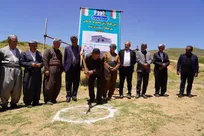 کلنگ‌زنی احداث یک مجموعه خدماتی و رفاهی در تفرجگاه دشت وزینه میرآباد