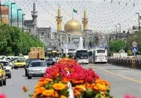 گل‌آرایی و نورپردازی مشهدالرضا(ع) در آستانه دهه ولایت