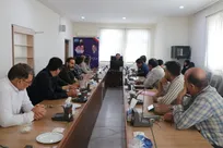 دیدار مدیرکل صمت قم با کارکنان معاونت بازرسی