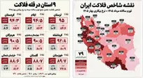 نقشه فلاکت/ وقتی اشتغال سقوط می‌کند