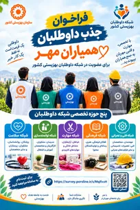 فراخوان جذب داوطلبان «همیاران مهر» در شبکه داوطلبان بهزیستی کشور