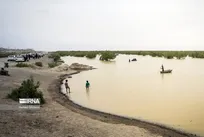 تصاویر | خوشحالی مردم سیستان از ورود آب به هامون