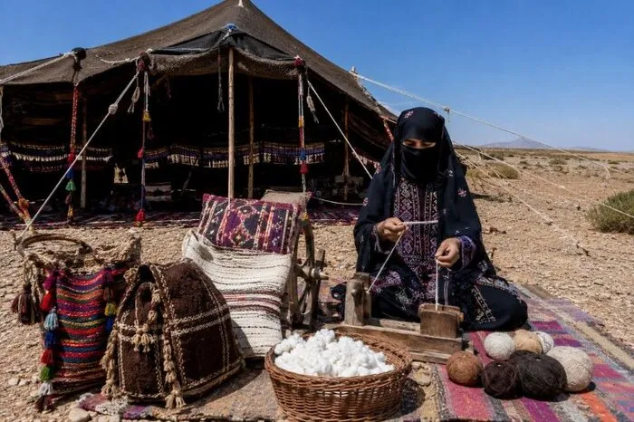 صنایع دستی در سیستان و بلو چستان در حوزه رسیندگی ، بافندگی و نساجی