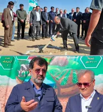 آغاز عملیات احداث با حضور استاندار بهنام‌جو و معاون وزیر جهاد کشاورزی