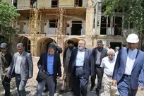 بازدید استاندار قزوین از پروژه مرمت و احیای گراندهتل